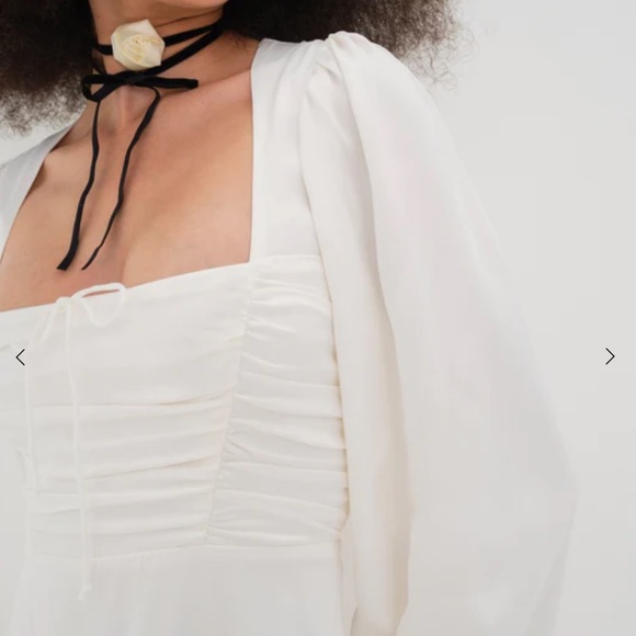 NWOT For Love and Lemons Beatrice Mini Dress L - Picture 4 of 7